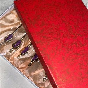 💕Beautiful set of gold Korean spoons & forks